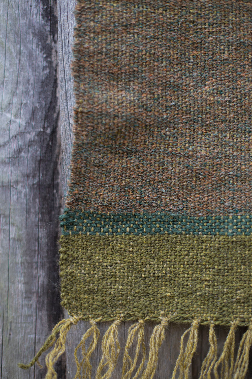 Handwoven scarf