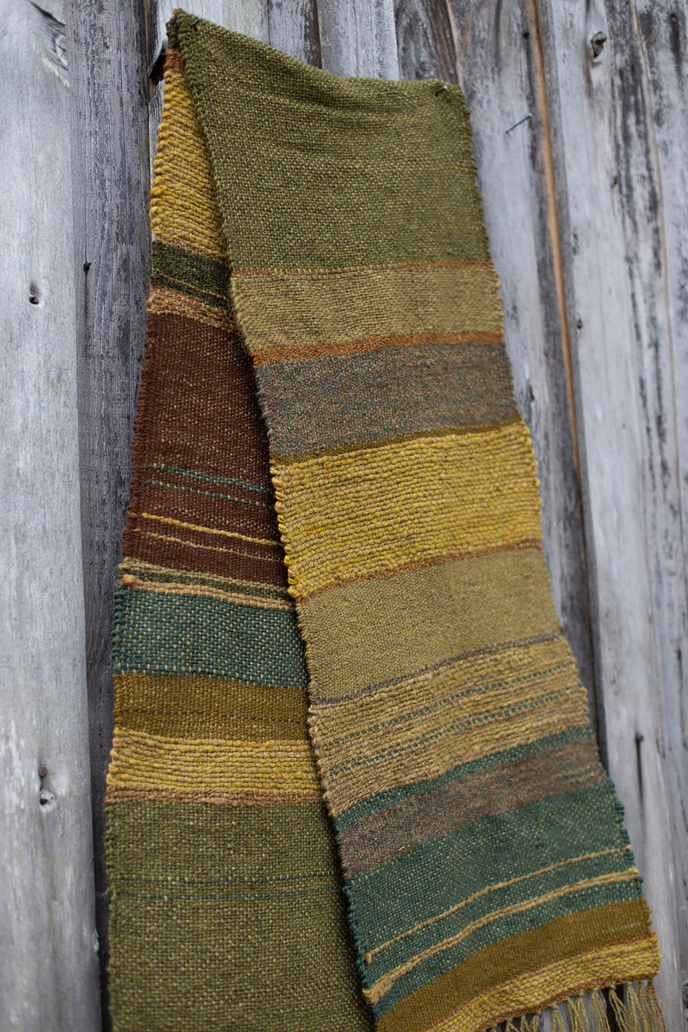 Handwoven scarf
