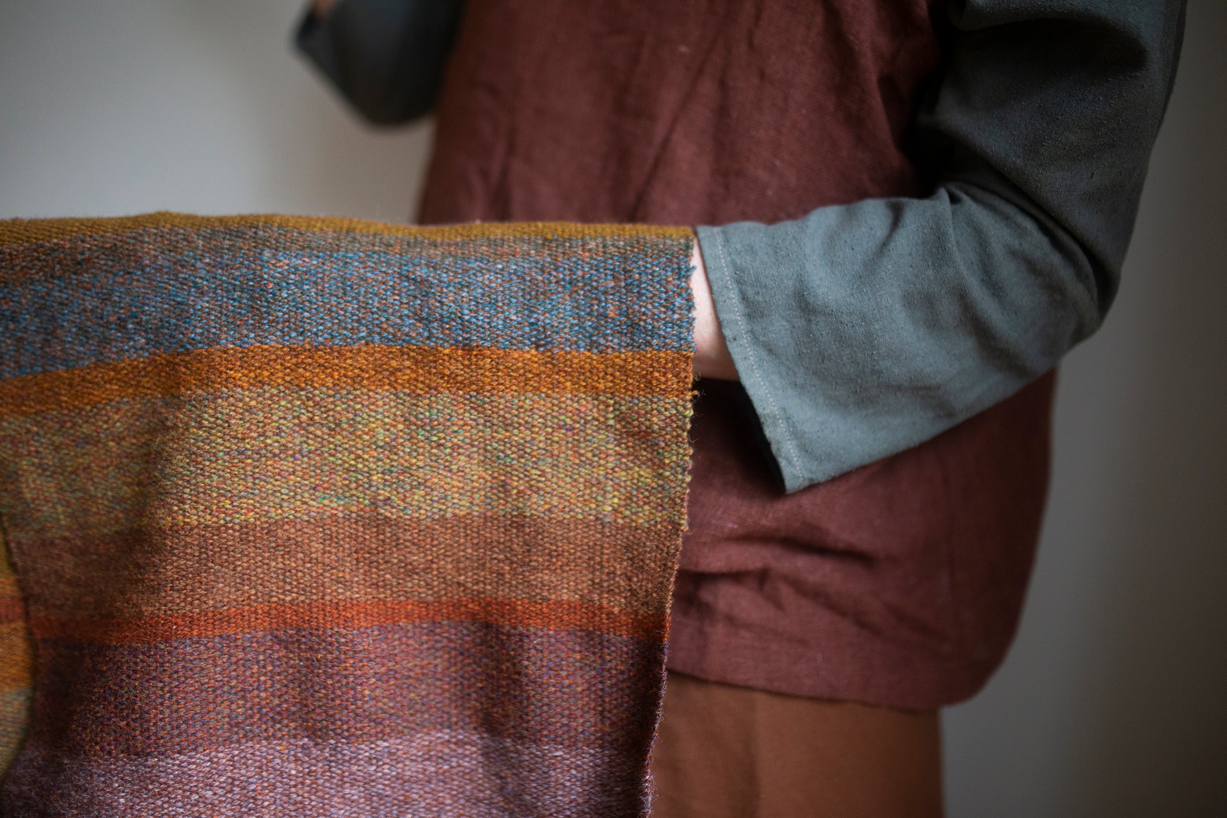 Handwoven scarf