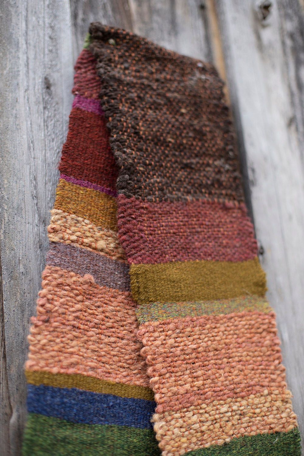 Handwoven children's scarf