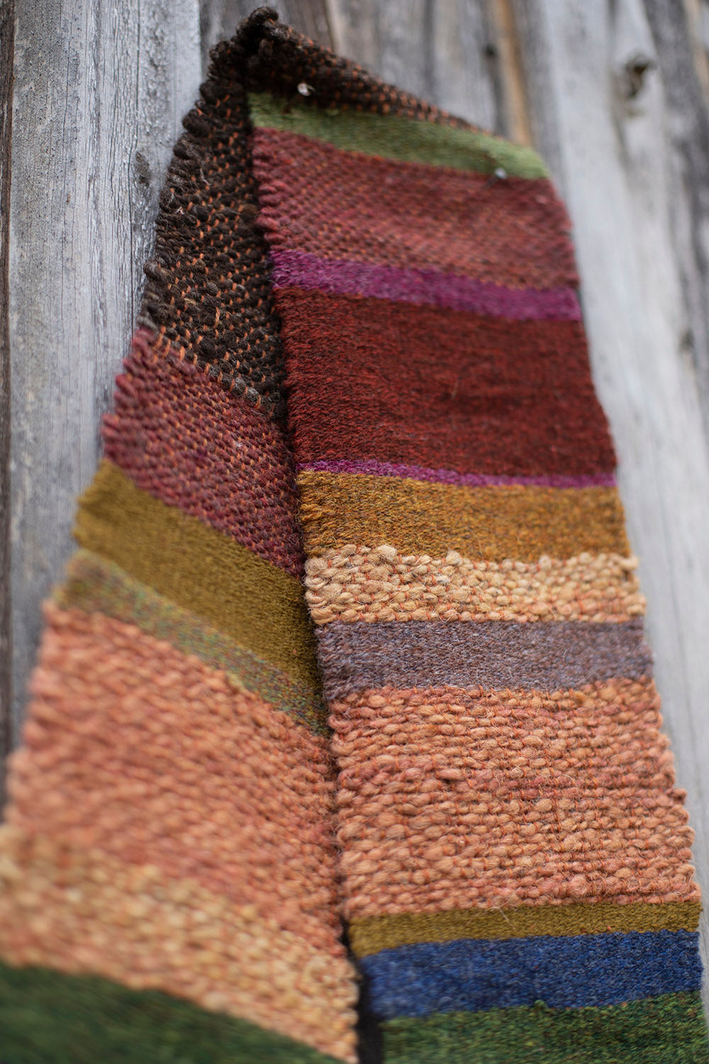 Handwoven children's scarf
