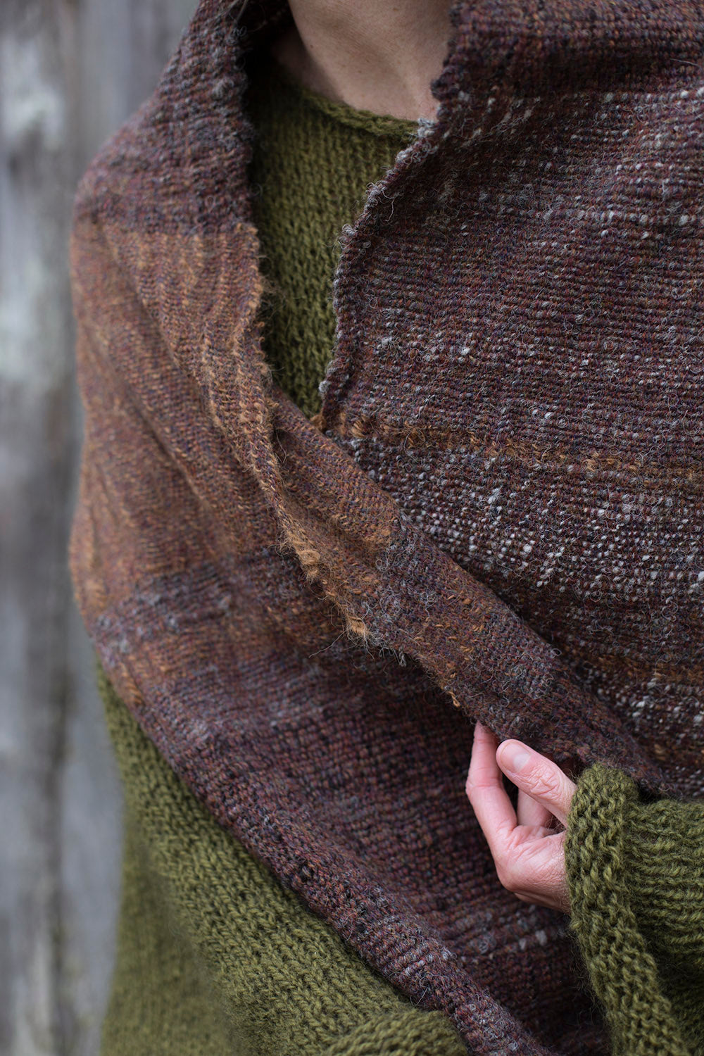 Handwoven scarf