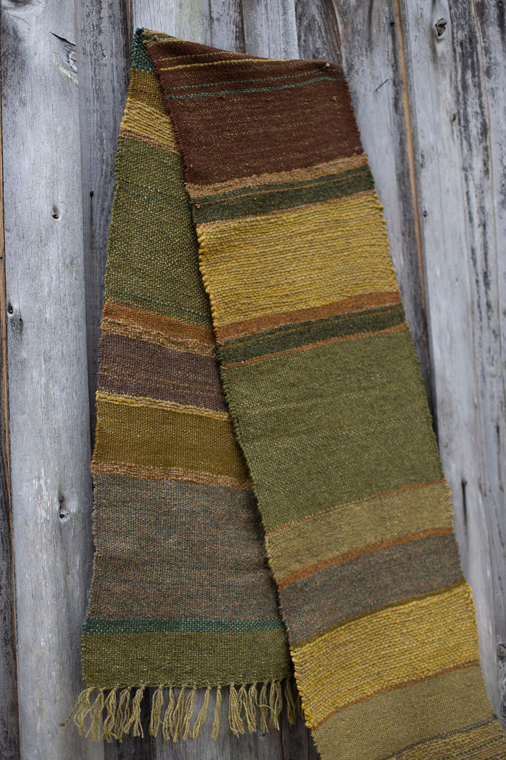 Handwoven scarf