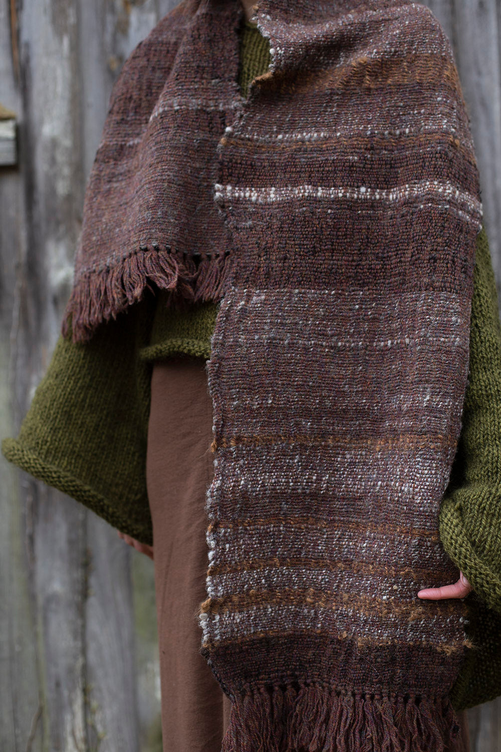 Handwoven scarf