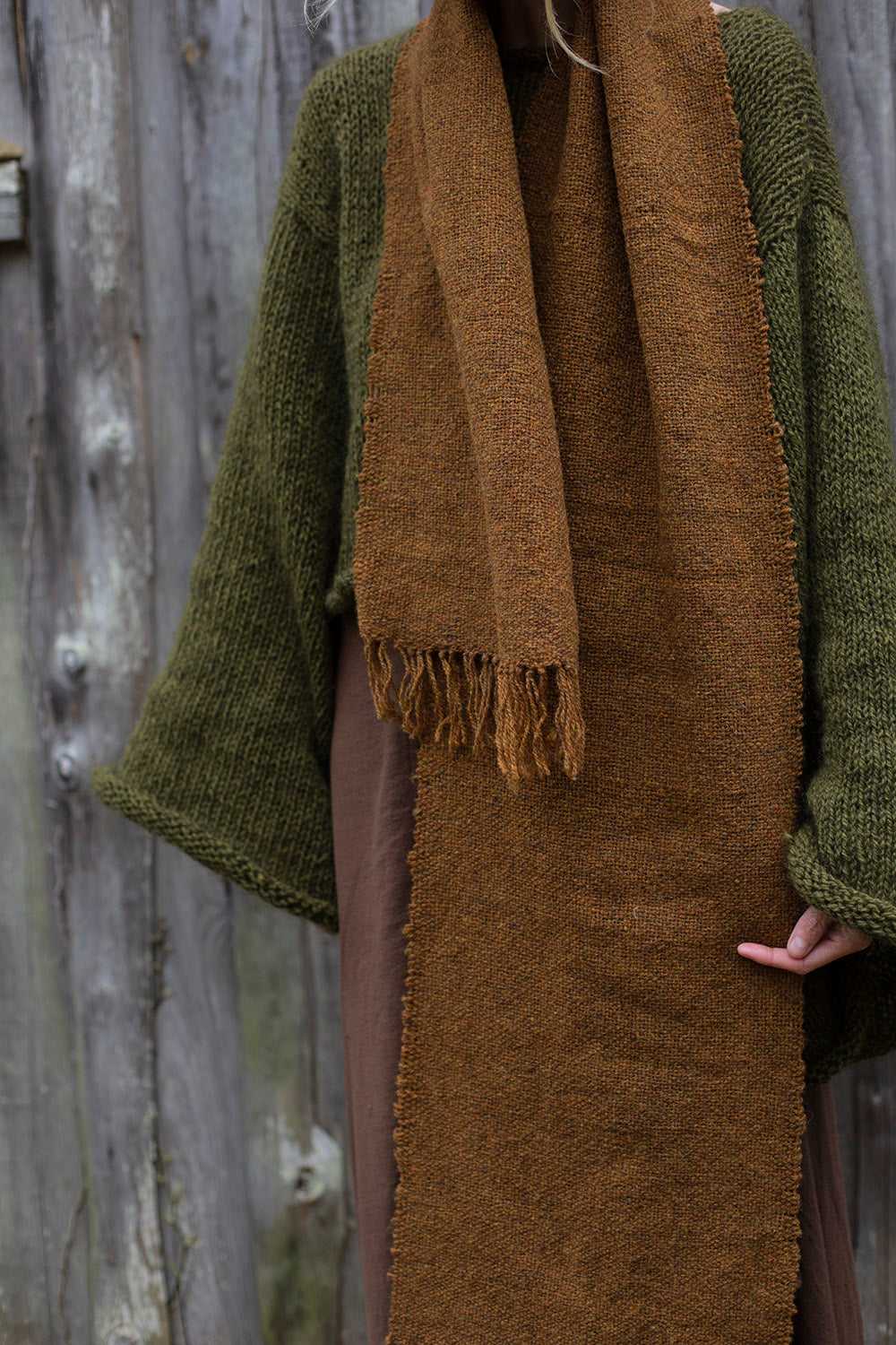 Handwoven scarf