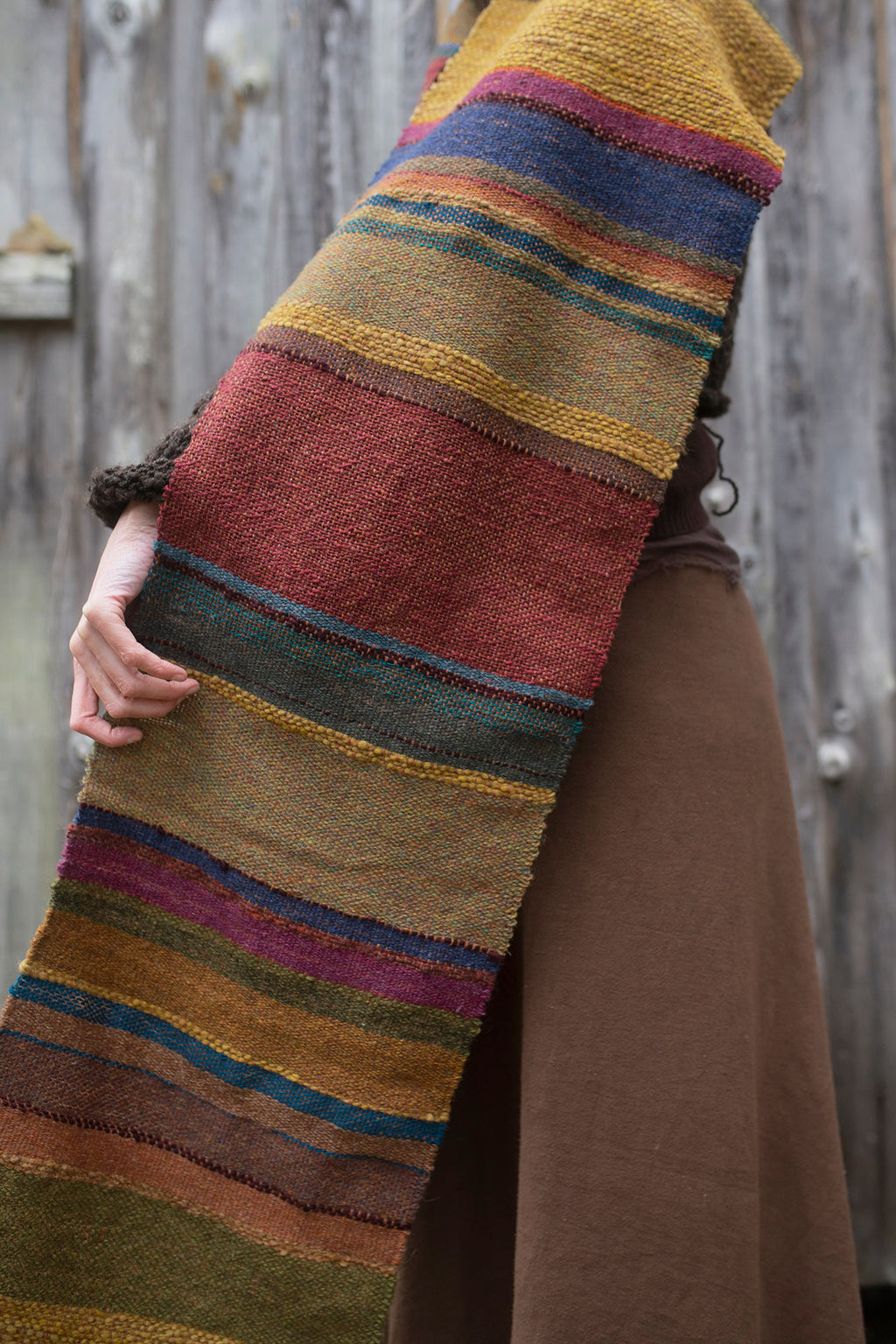 Handwoven scarf