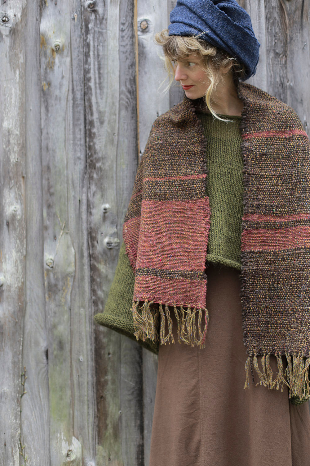Handwoven scarf