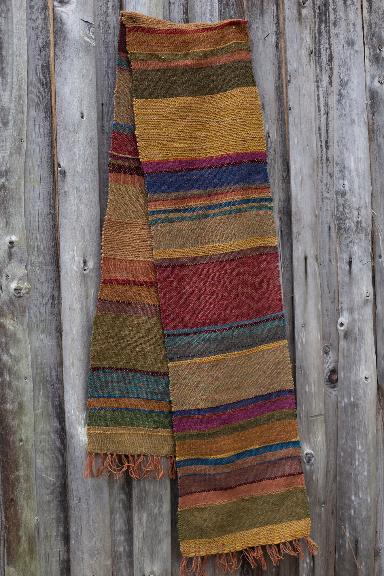 Handwoven scarf