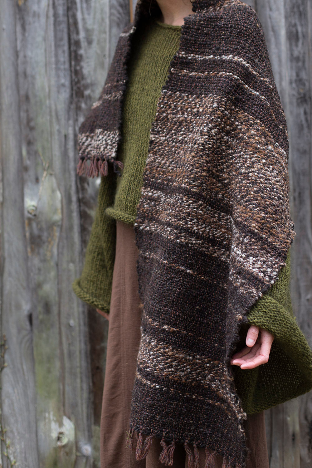 Handwoven scarf