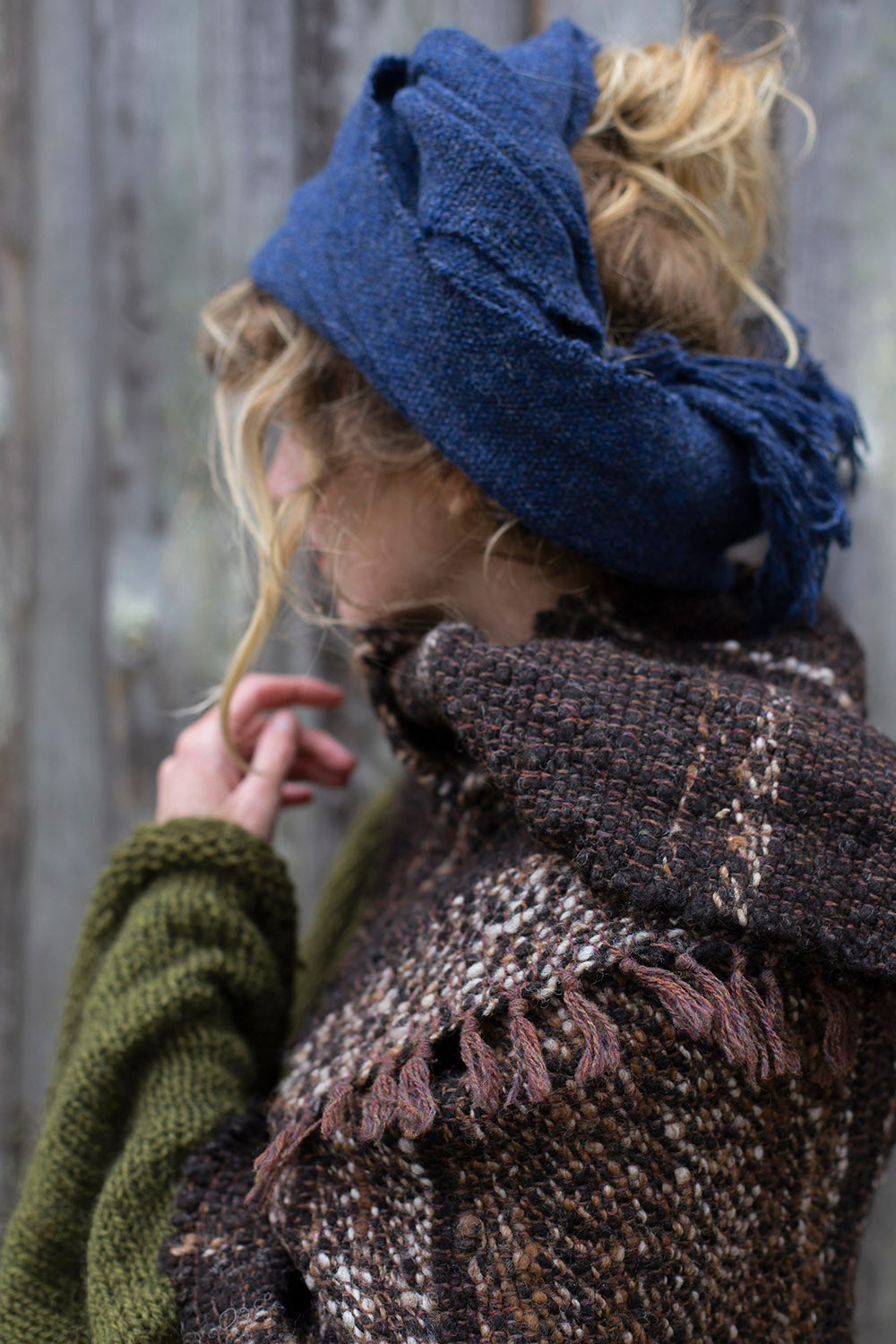 Handwoven scarf