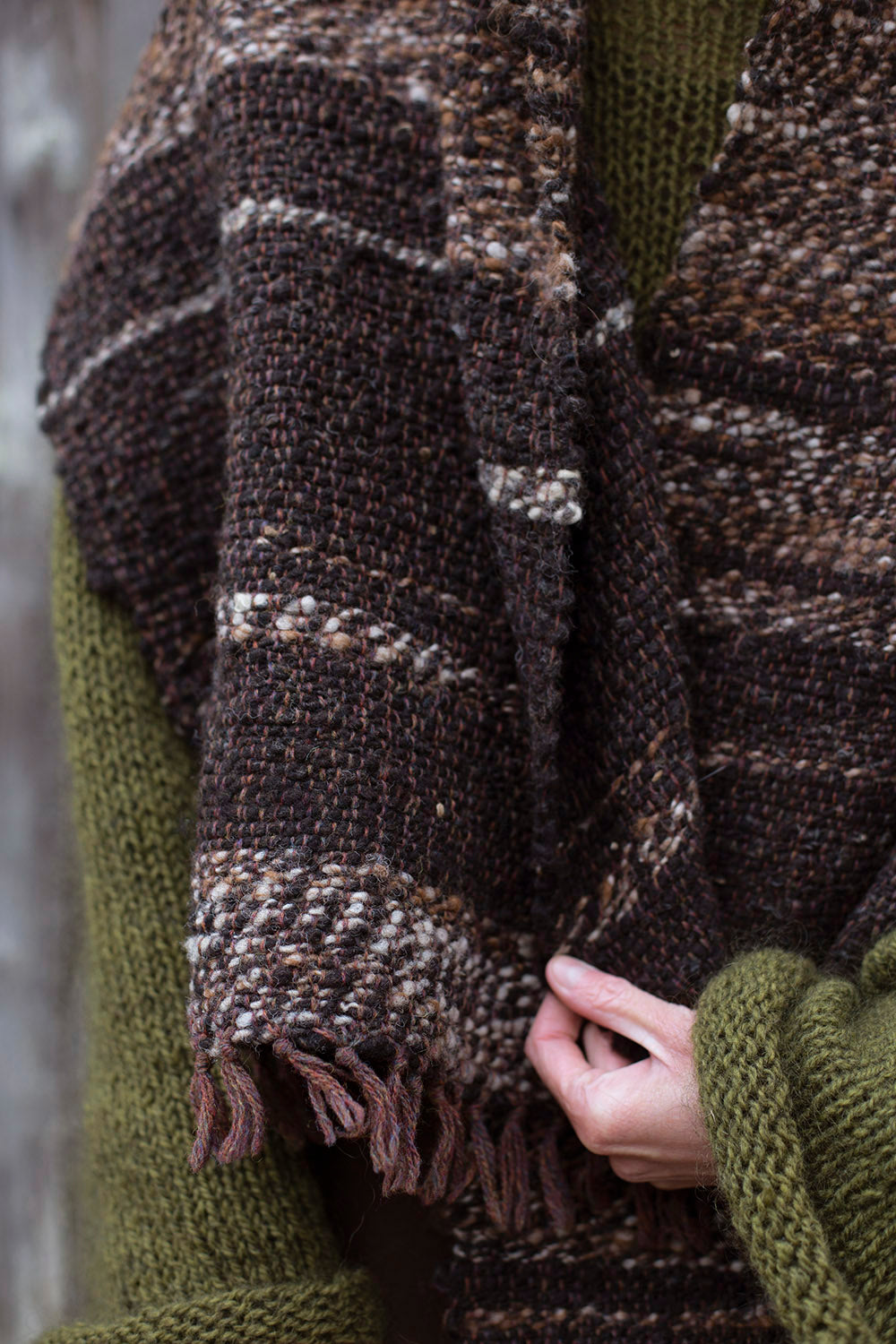 Handwoven scarf
