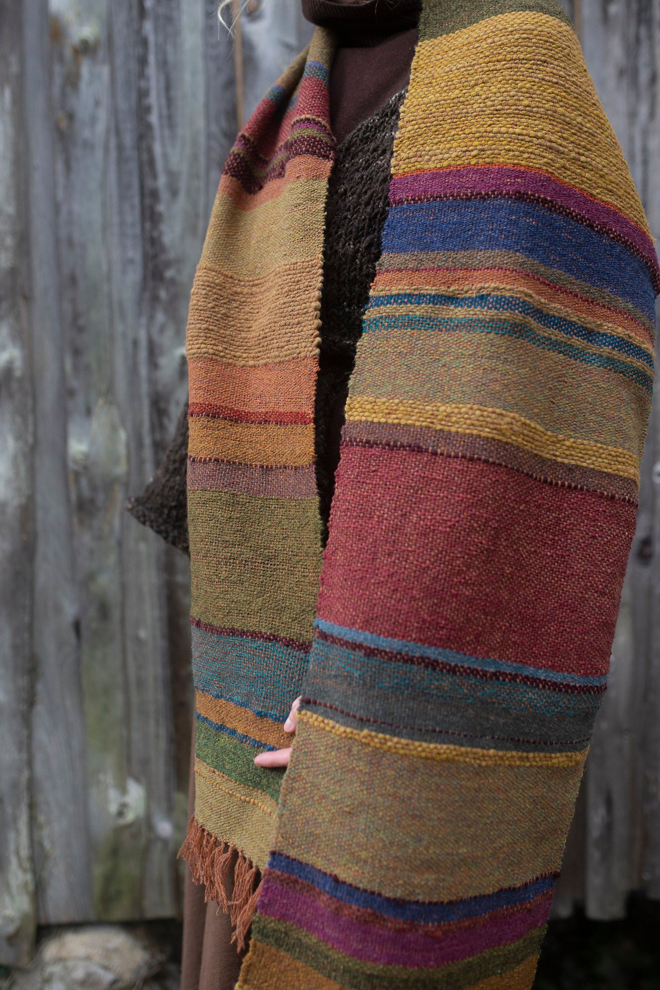 Handwoven scarf