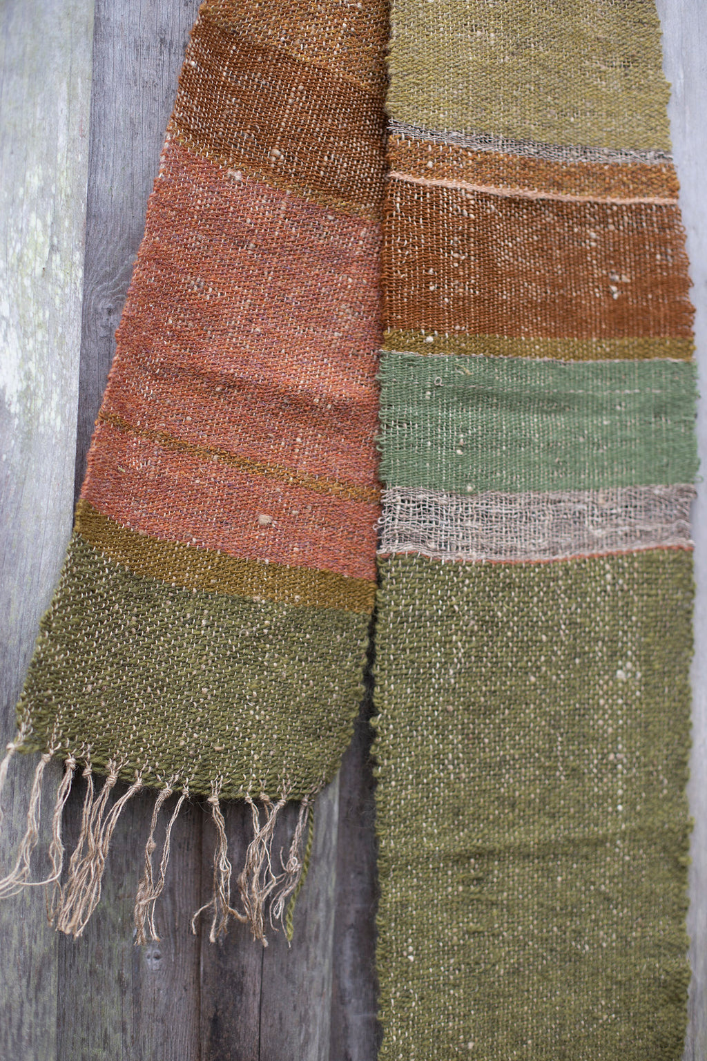 Handwoven scarf