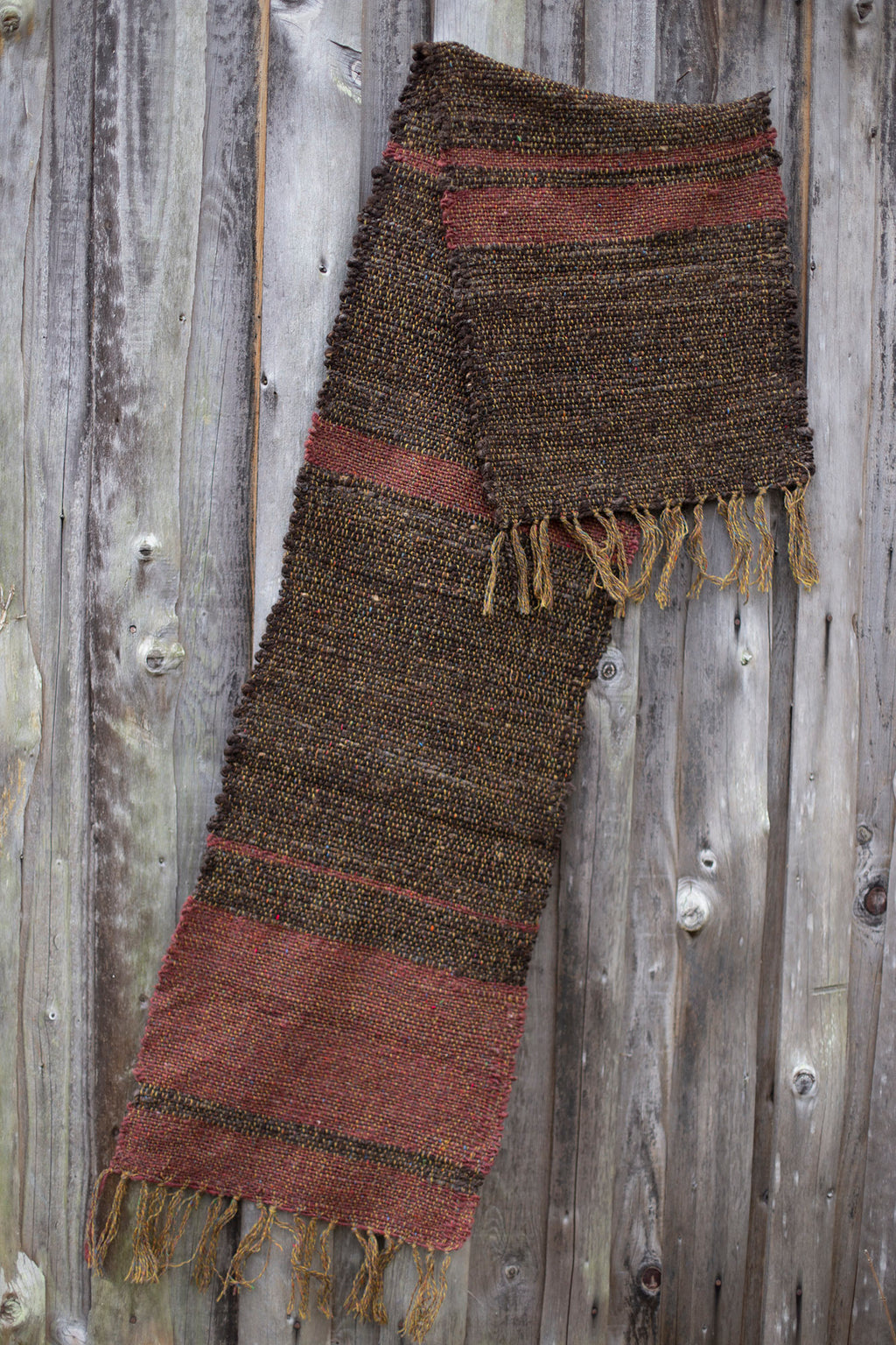 Handwoven scarf