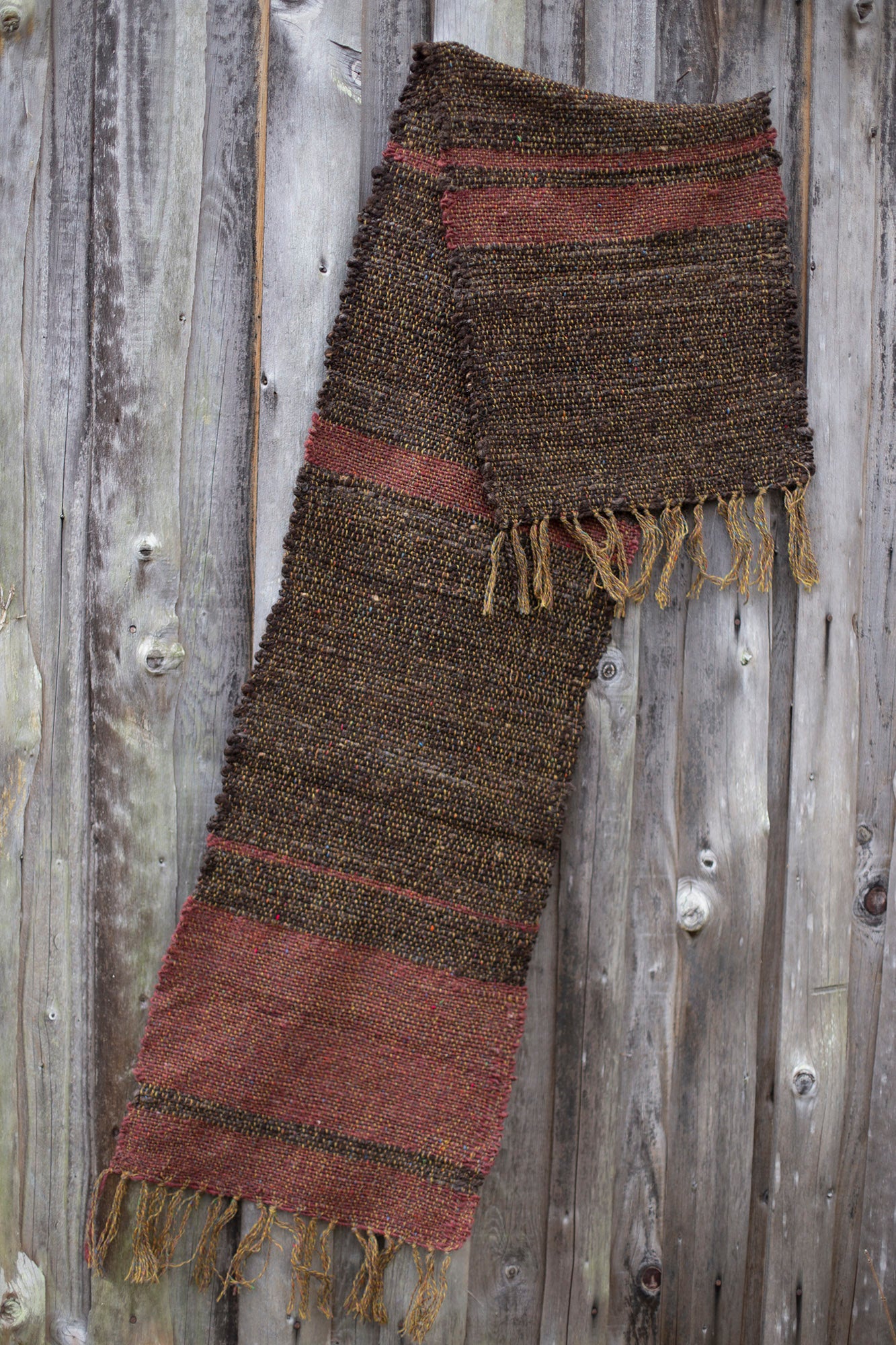 Handwoven scarf