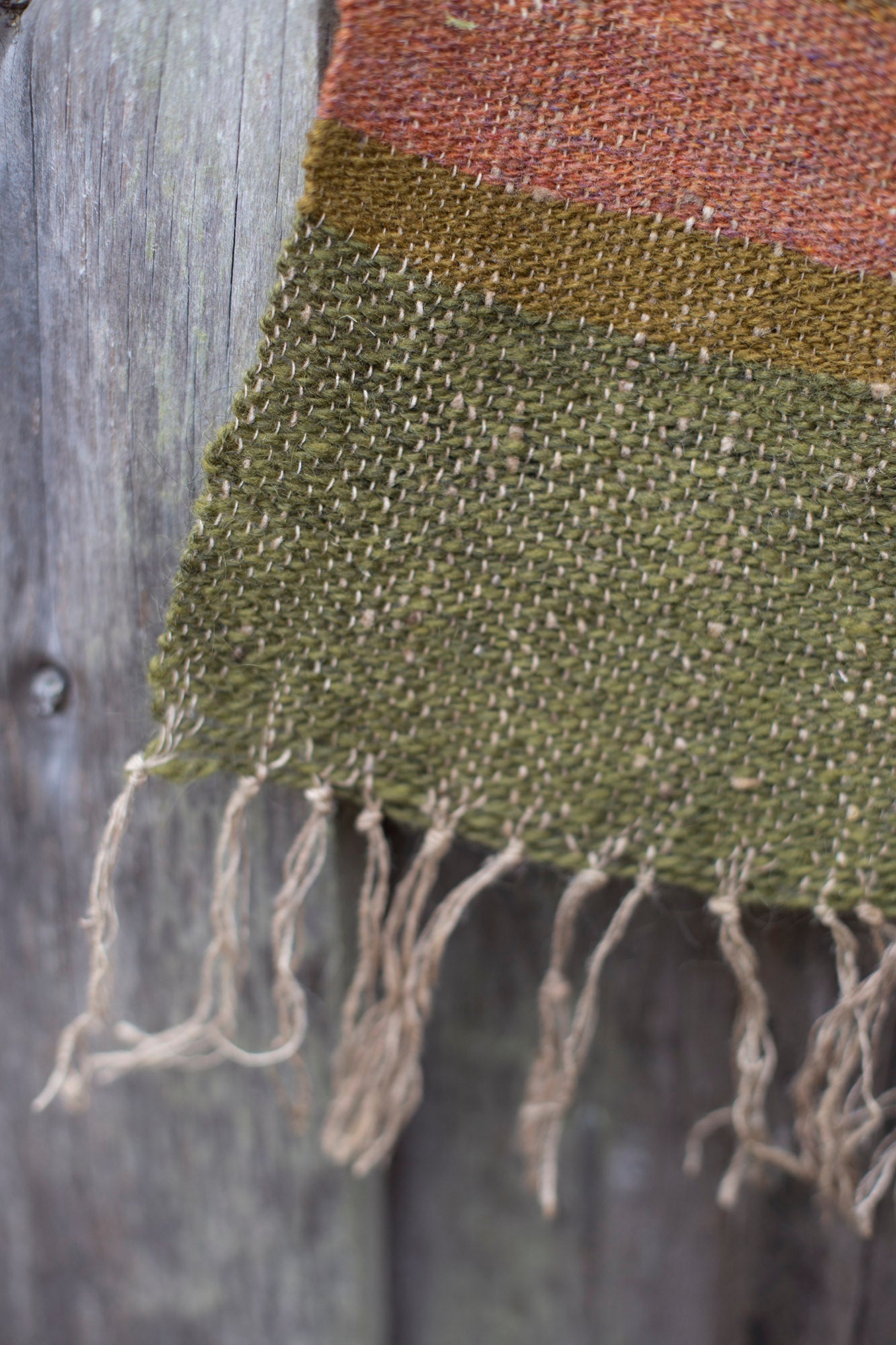 Handwoven scarf