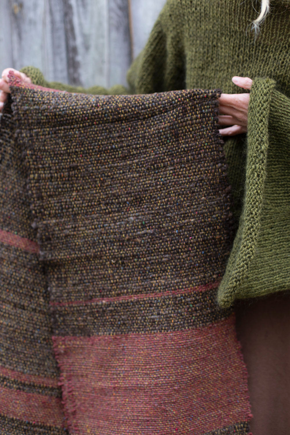 Handwoven scarf