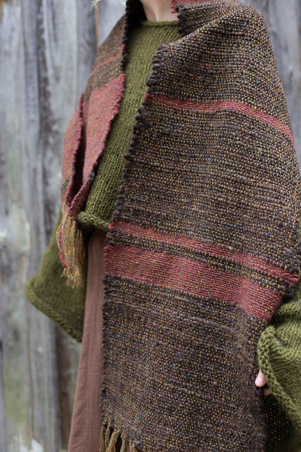 Handwoven scarf