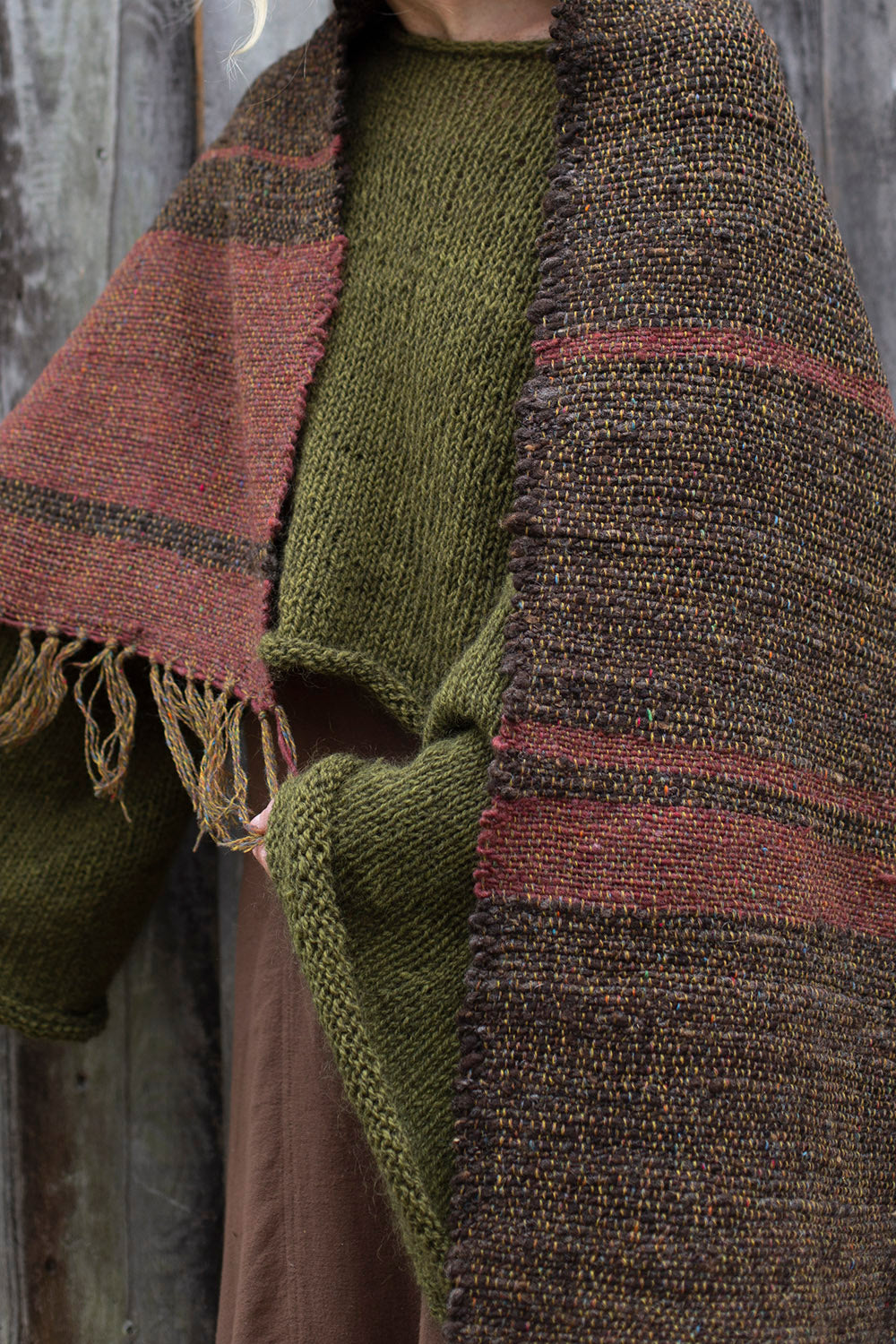 Handwoven scarf