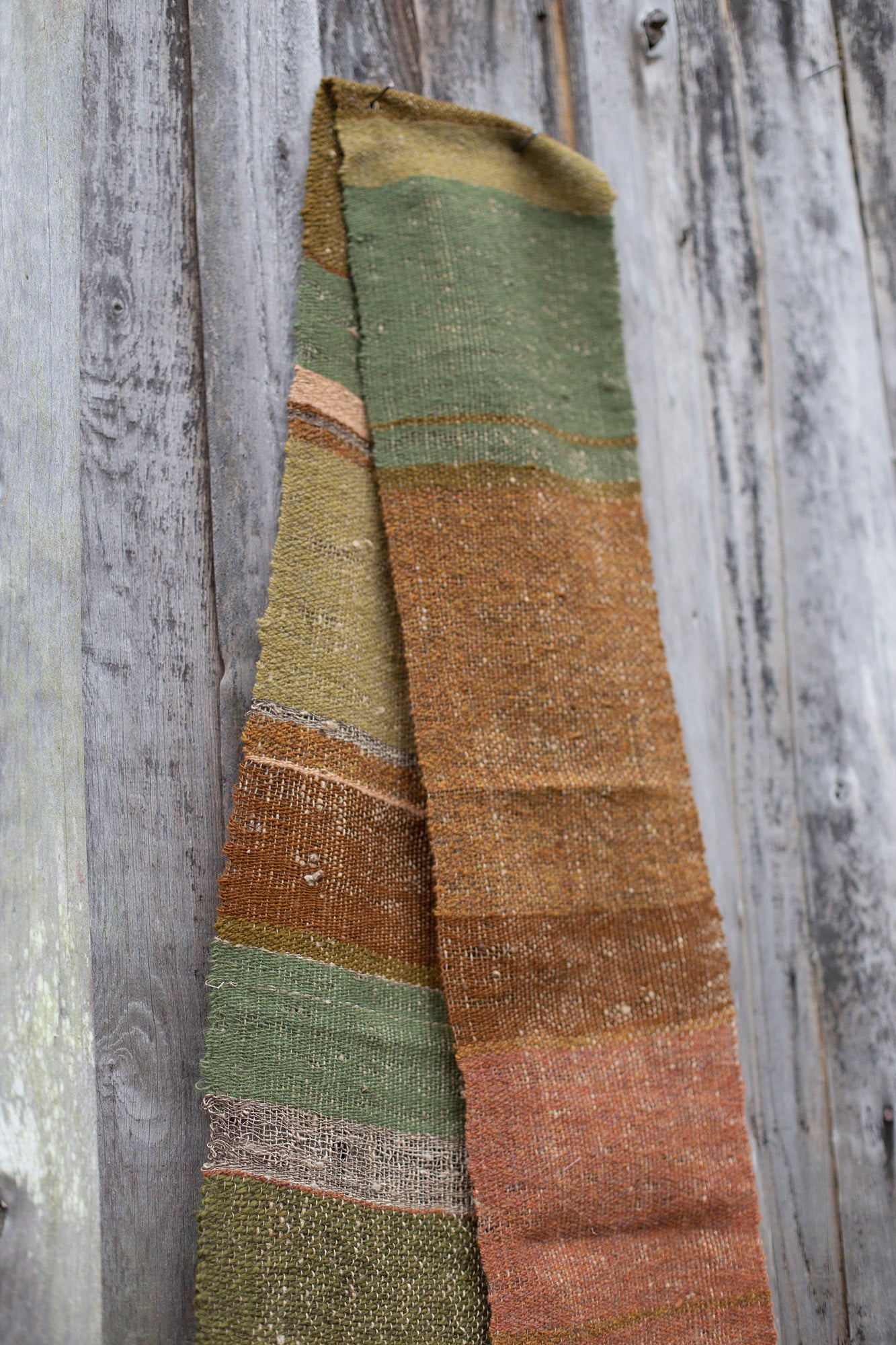 Handwoven scarf