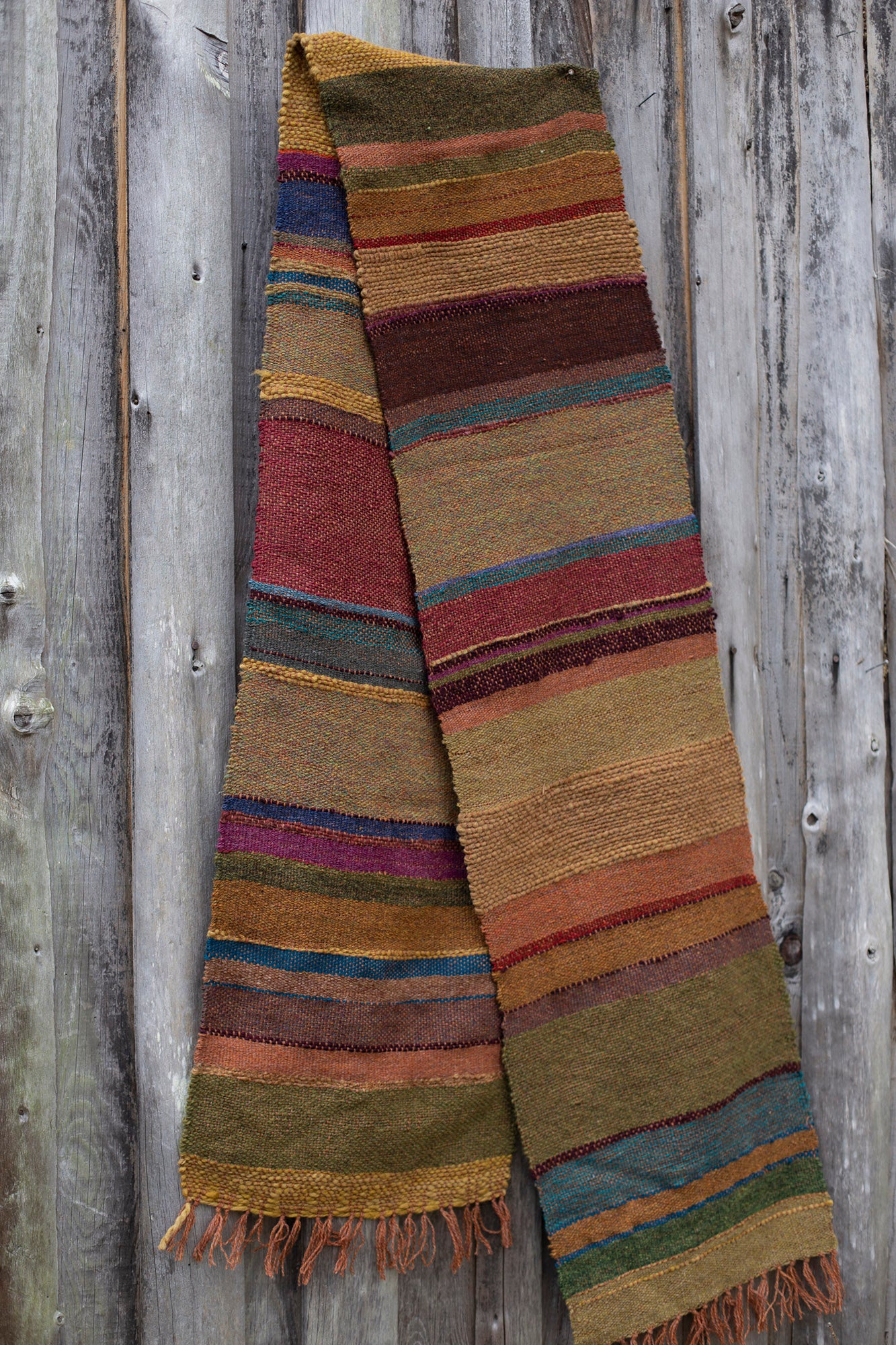 Handwoven scarf