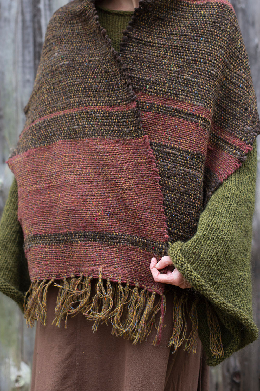 Handwoven scarf