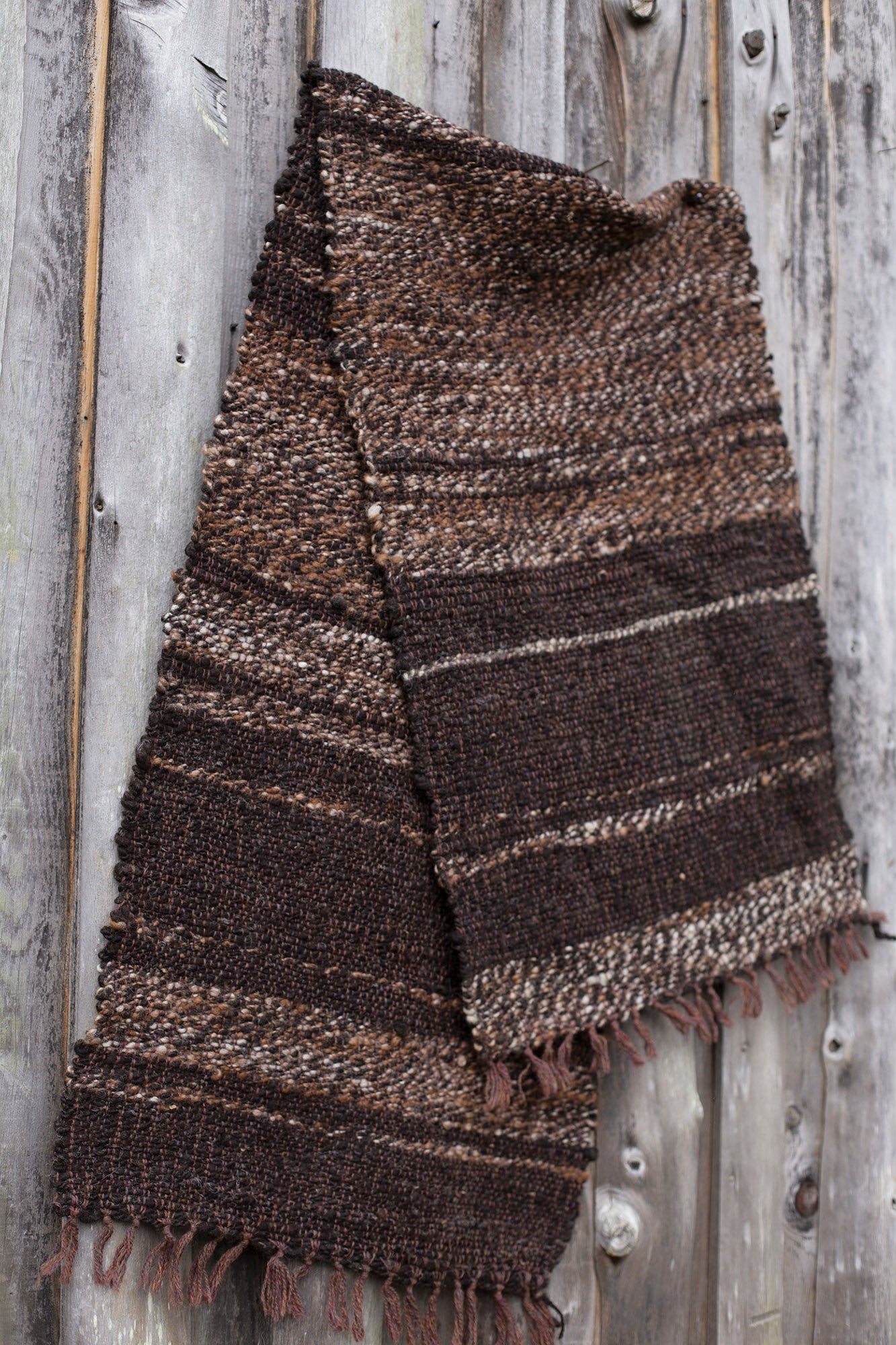 Handwoven scarf