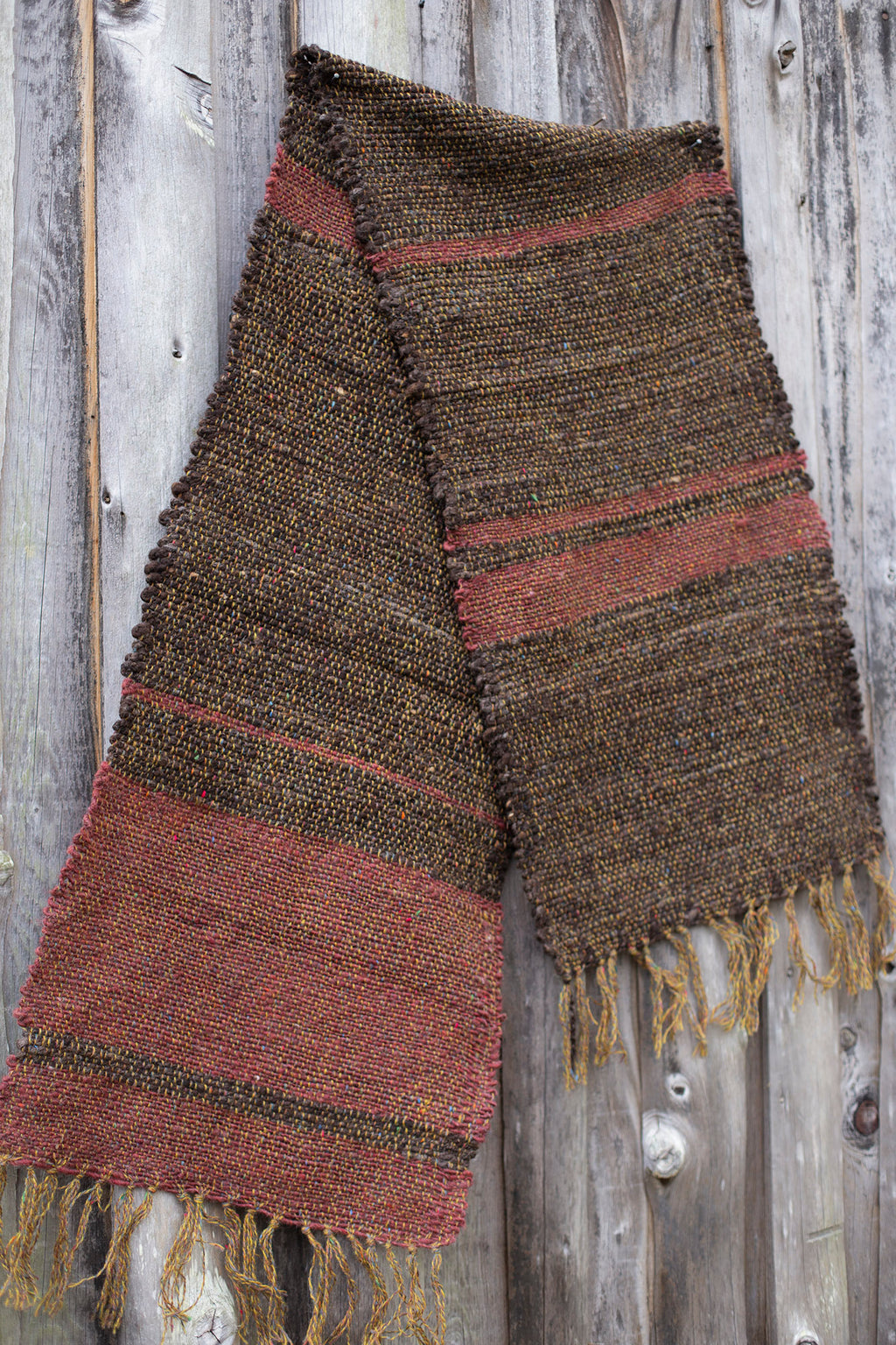 Handwoven scarf
