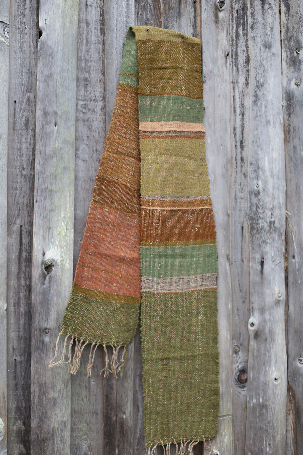Handwoven scarf