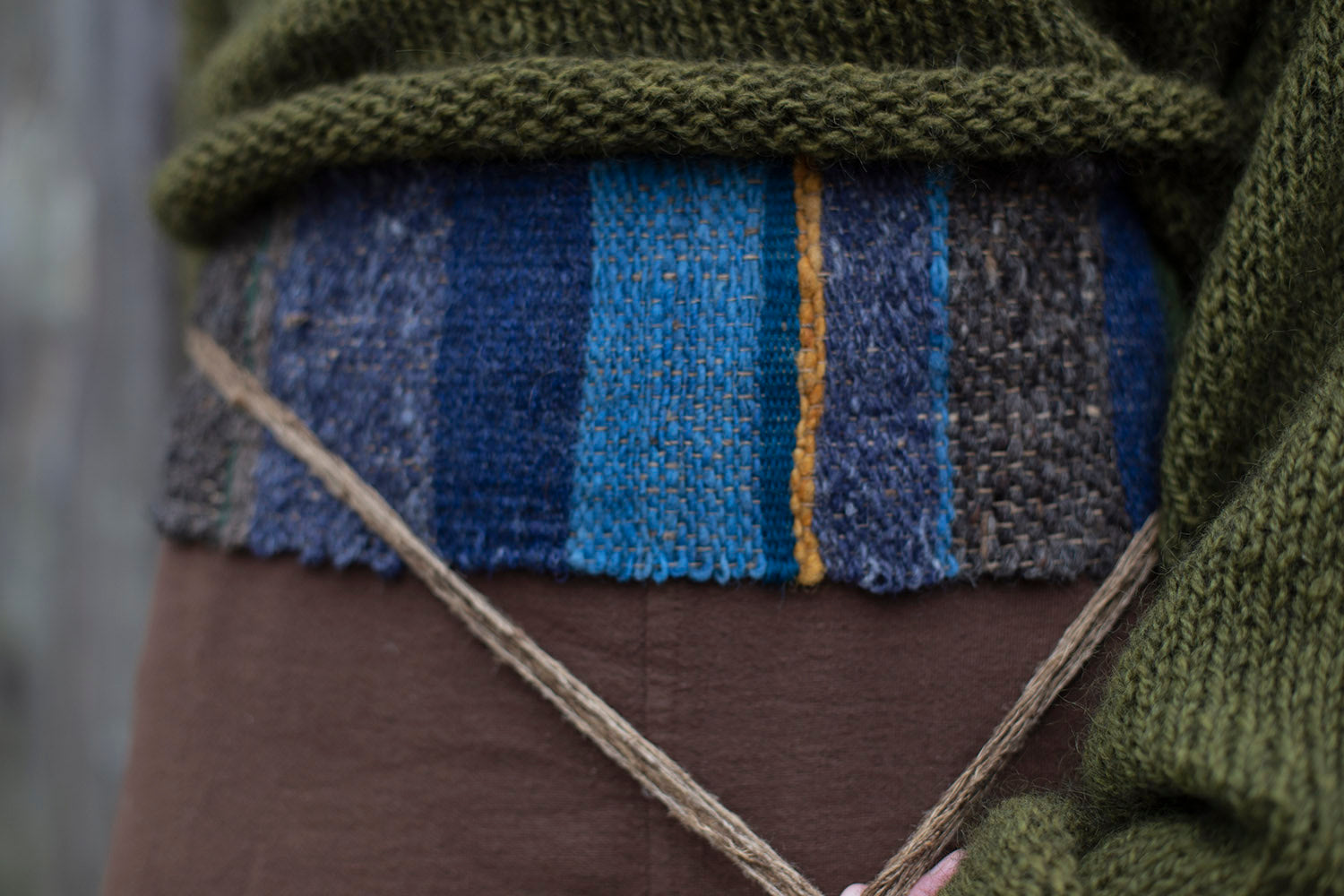 Woven womb belt