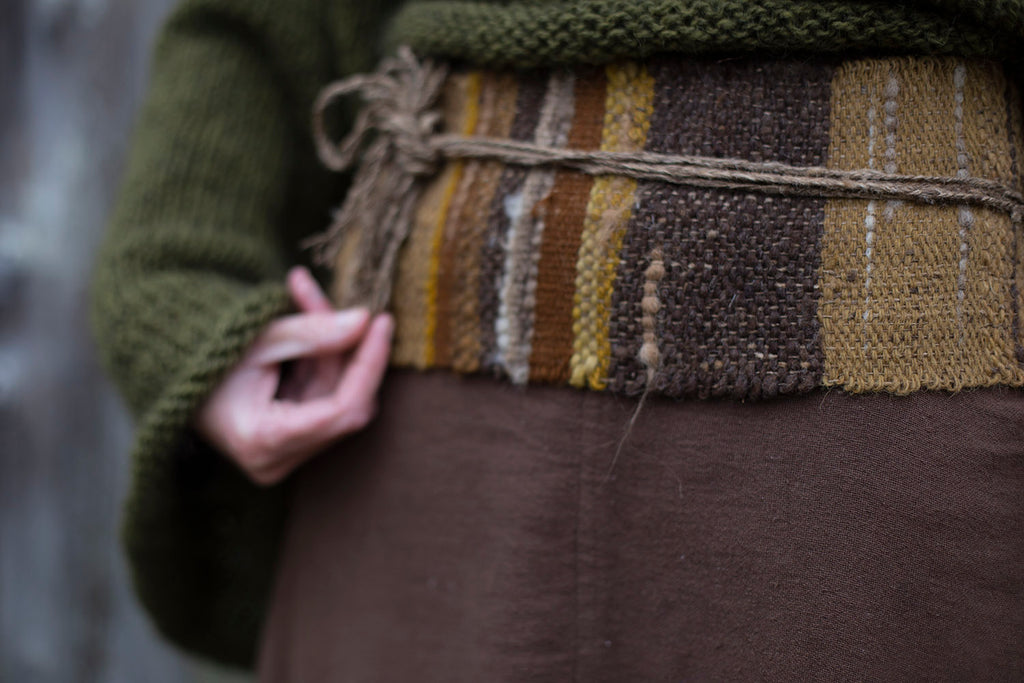 Woven womb belt