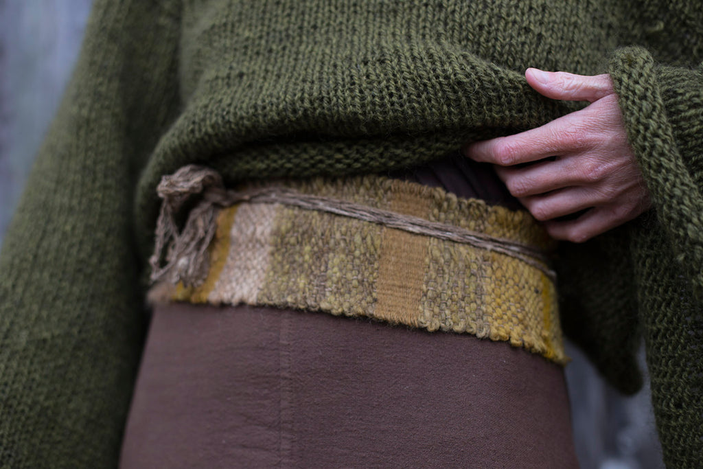 Woven womb belt