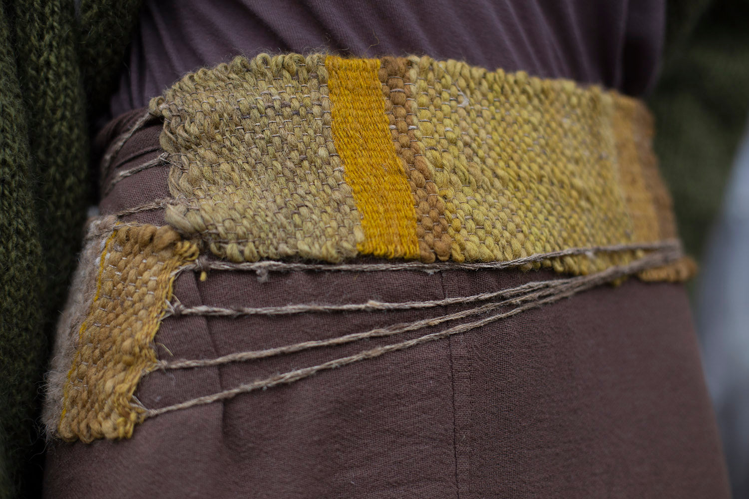 Woven womb belt