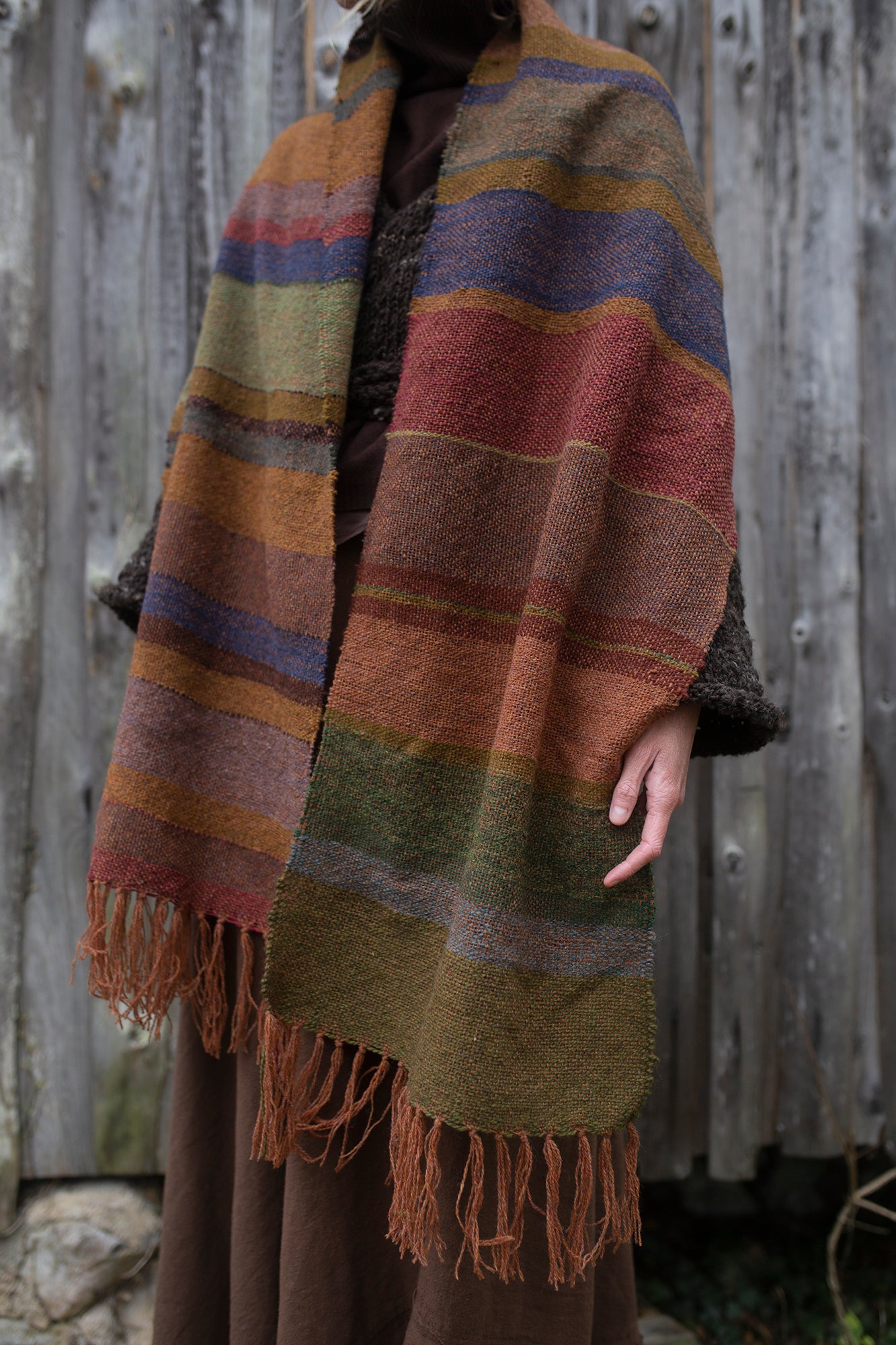 Handwoven scarf