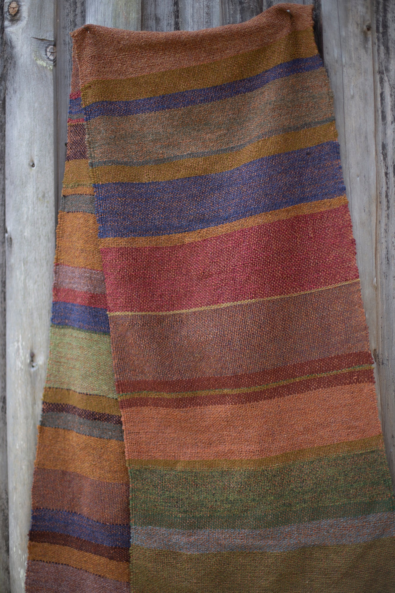 Handwoven scarf