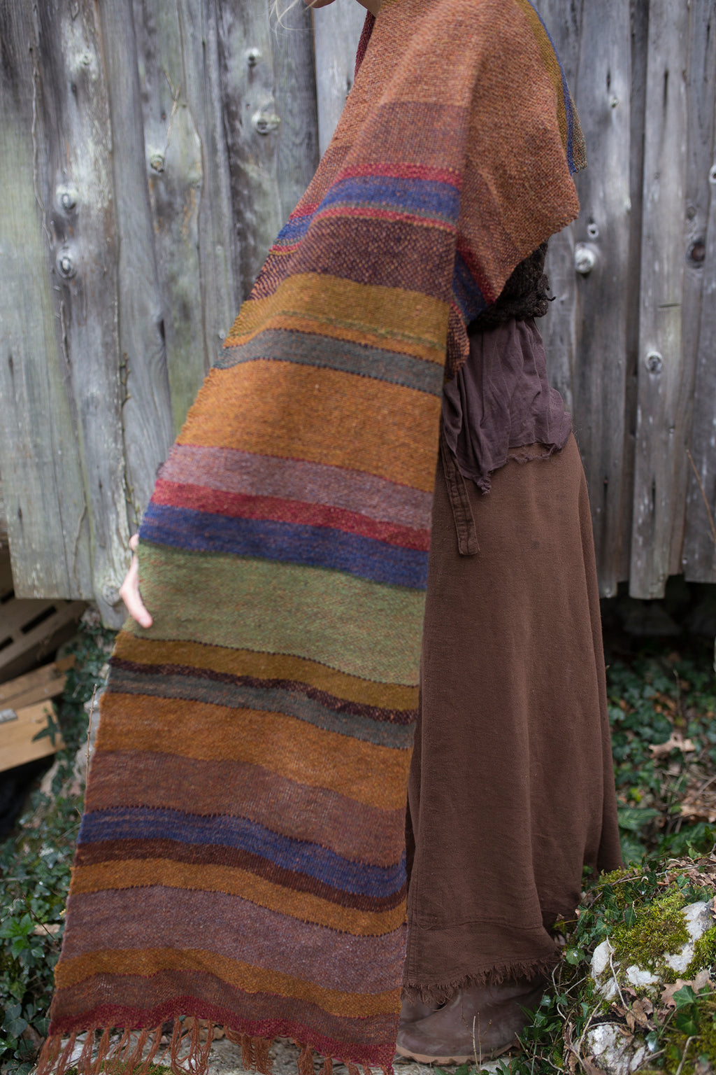 Handwoven scarf