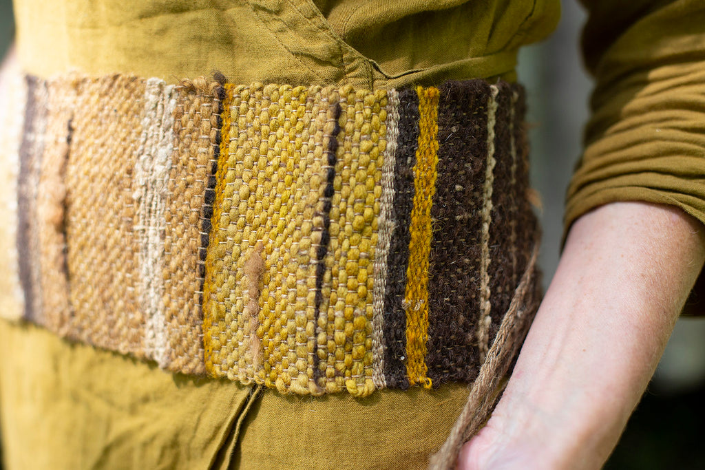 Woven womb belt