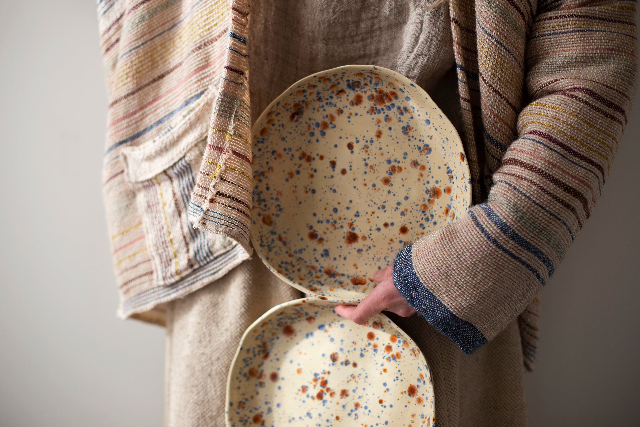 Two plates
