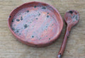 Set of spoon and plate