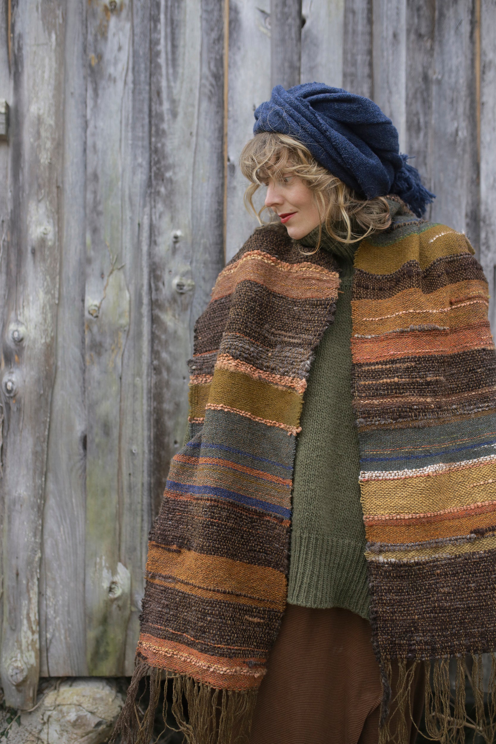 Handwoven scarf