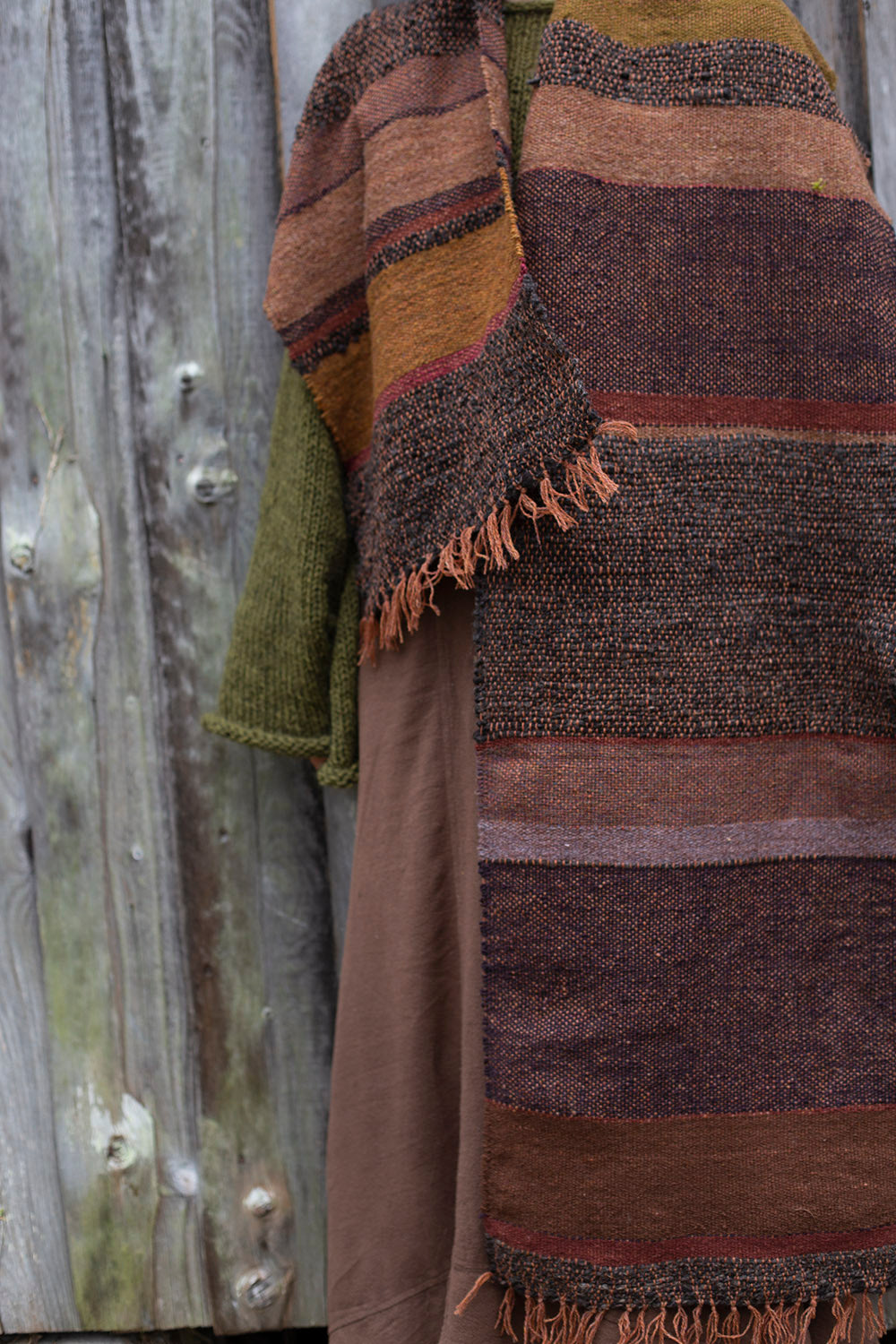 Handwoven scarf