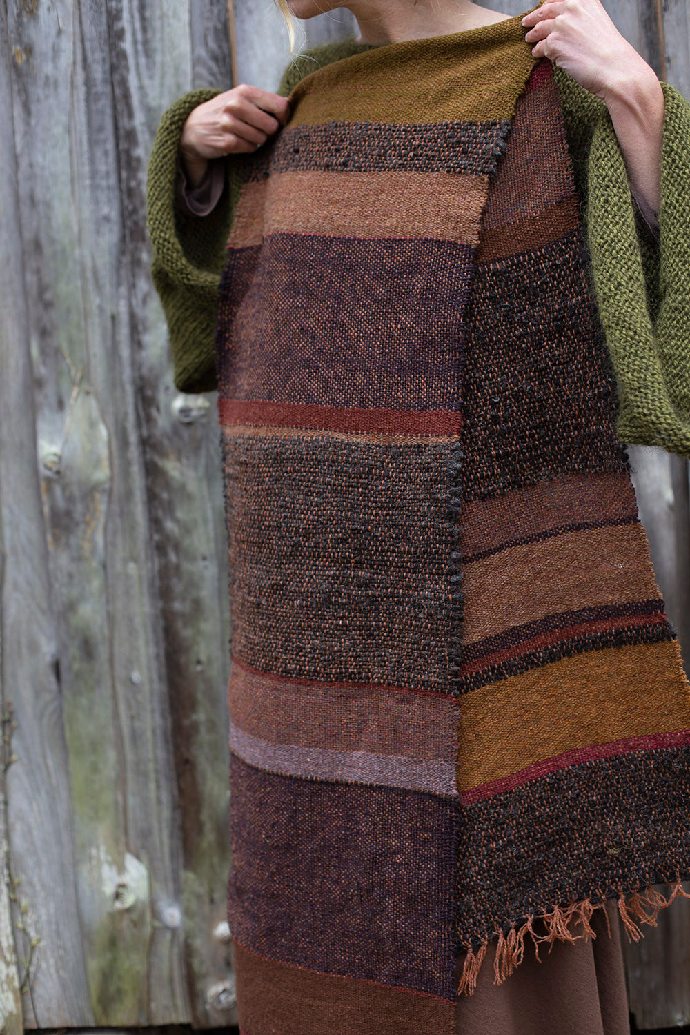 Handwoven scarf