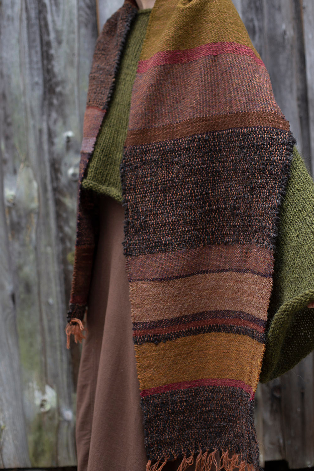 Handwoven scarf