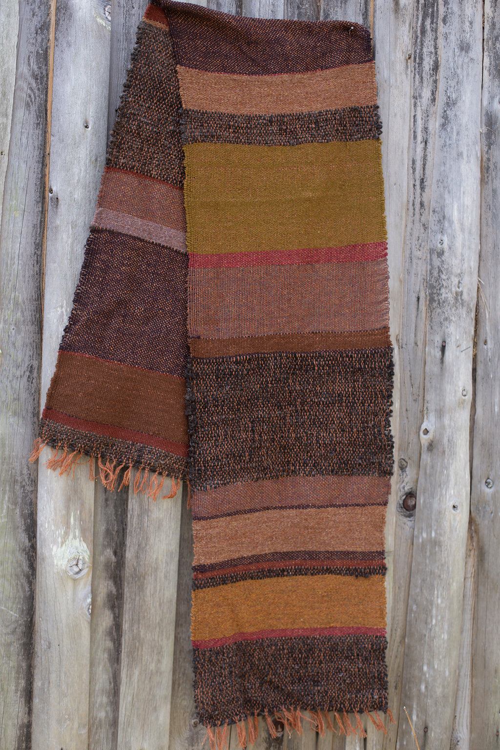 Handwoven scarf