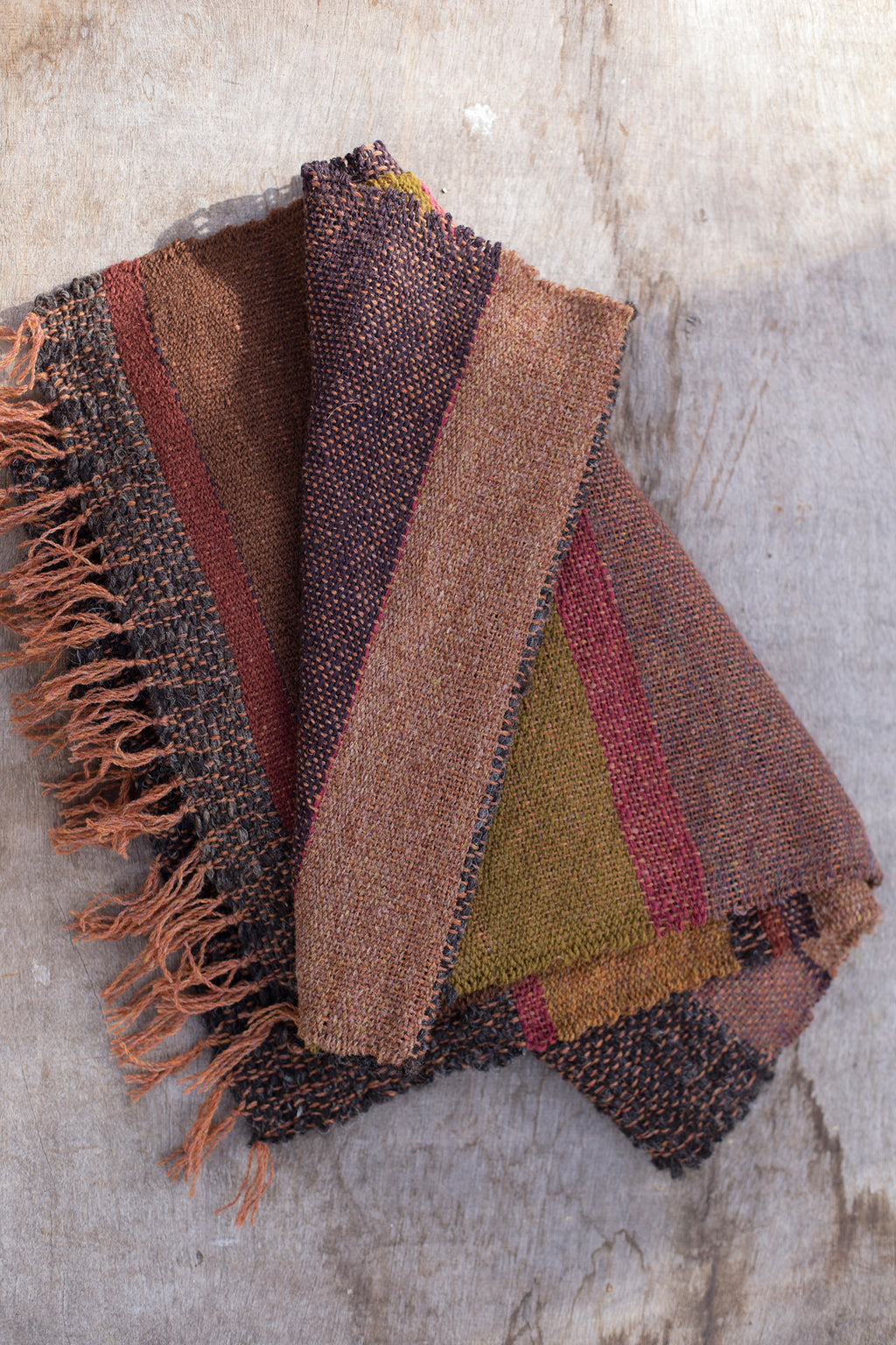 Handwoven scarf