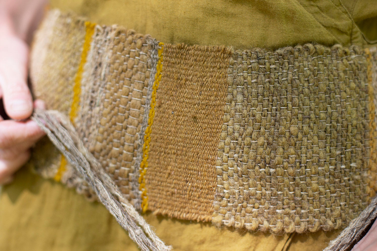 Woven womb belt