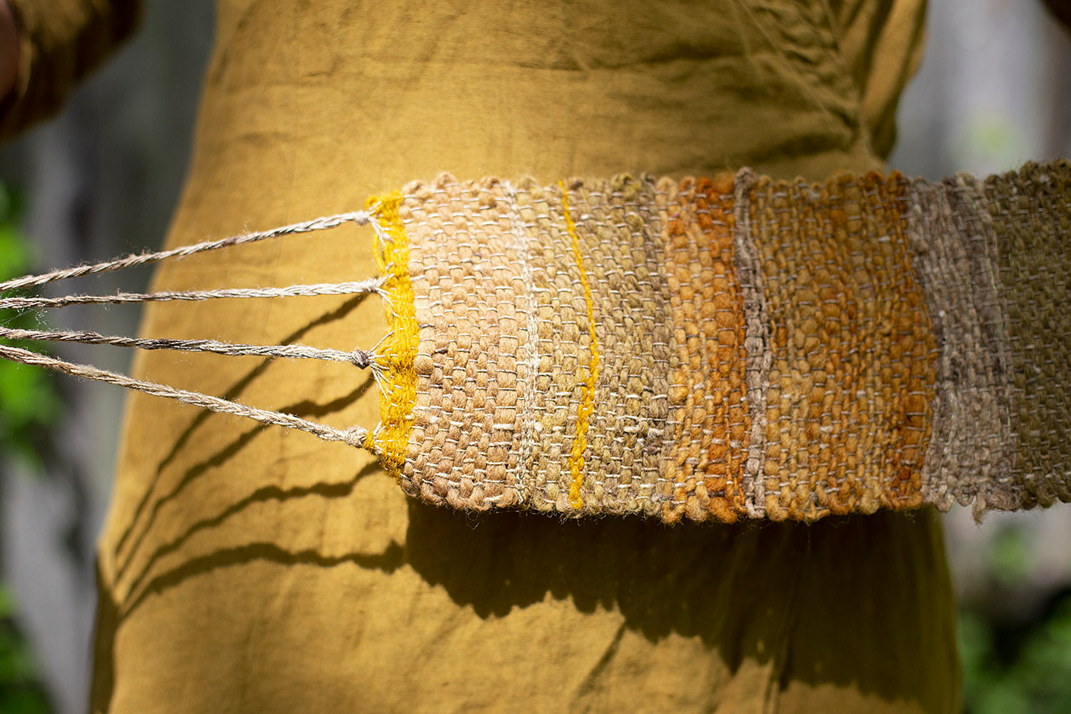 Woven womb belt