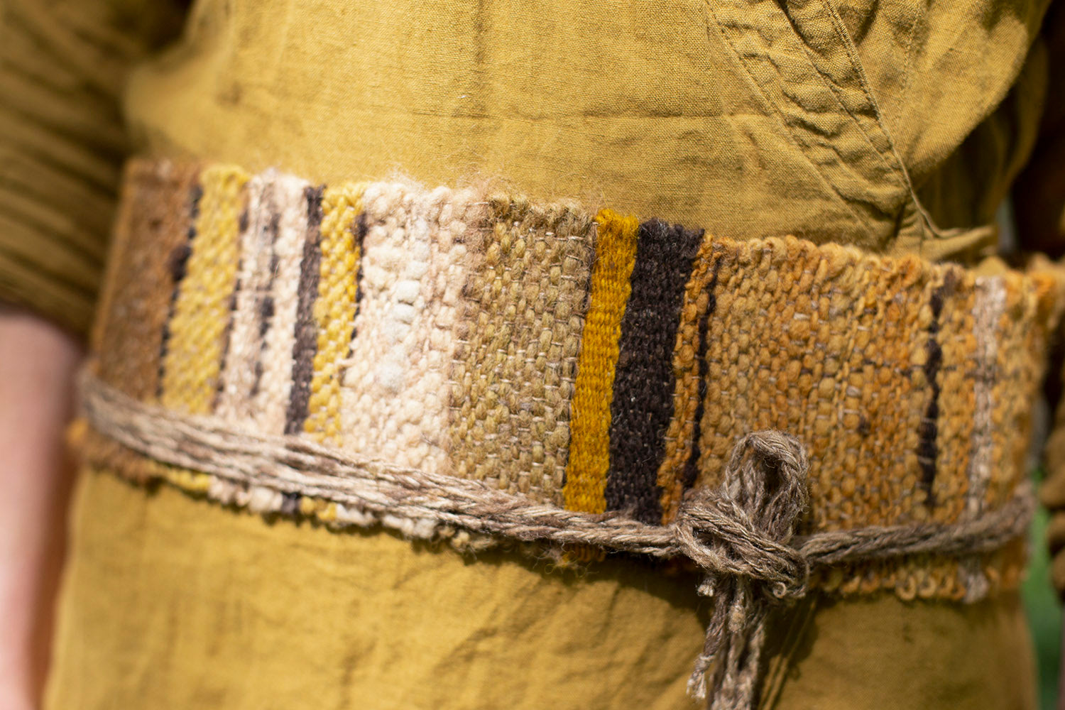 Woven womb belt