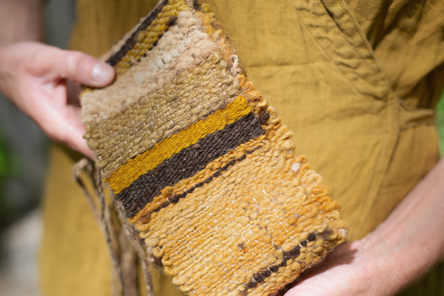 Woven womb belt